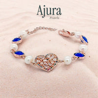 Charm Pearl Bracelet Design 3 - Styled - Ajura Pearls
