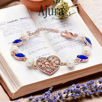 Charm Pearl Bracelet Design 3 - Styled - Ajura Pearls