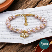 Blossom Pearl Bracelet - Styled - Ajura Pearls
