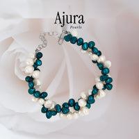 Dual Twisted Baroque Pearl Bracelet