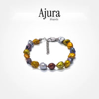 Colorburst Keshi Pearl Bracelet