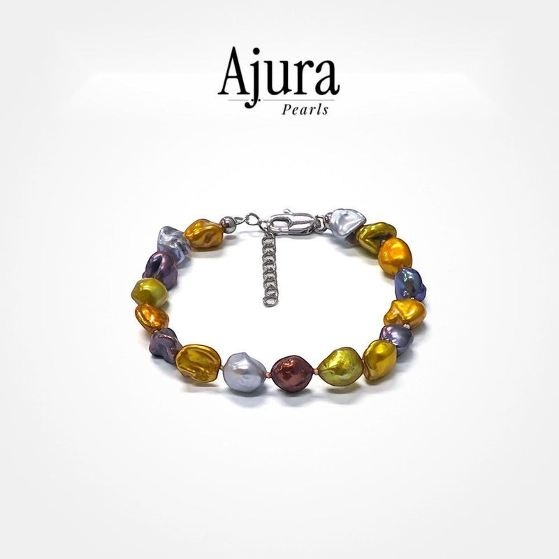 Colorburst Keshi Pearl Bracelet