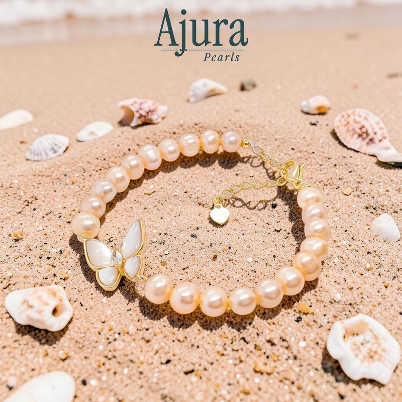 Pearl Butterfly Bracelet