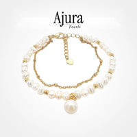 Glam Pearl Bracelet White