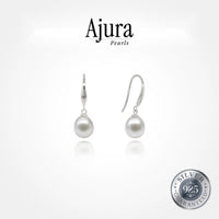 925 Silver Classic Drop Pearl Earring