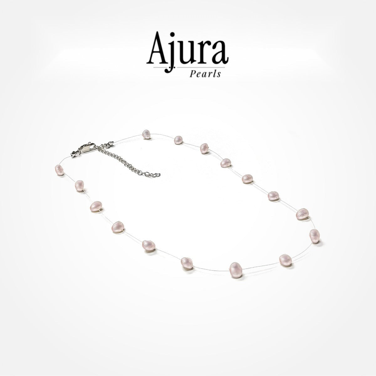Floating Baroque Pearl Necklace