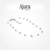 Floating Baroque Pearl Necklace