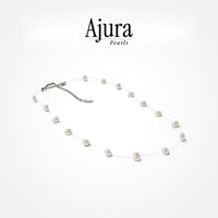 Floating Baroque Pearl Necklace