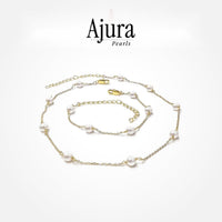 Tin Cup Necklace & Bracelet