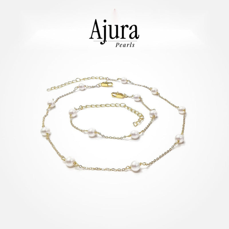 Tin Cup Necklace & Bracelet