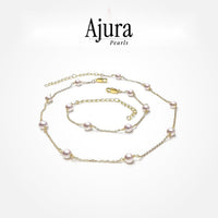 Tin Cup Necklace & Bracelet