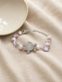 Charm Pearl Bracelet Design 3 — light styled detail