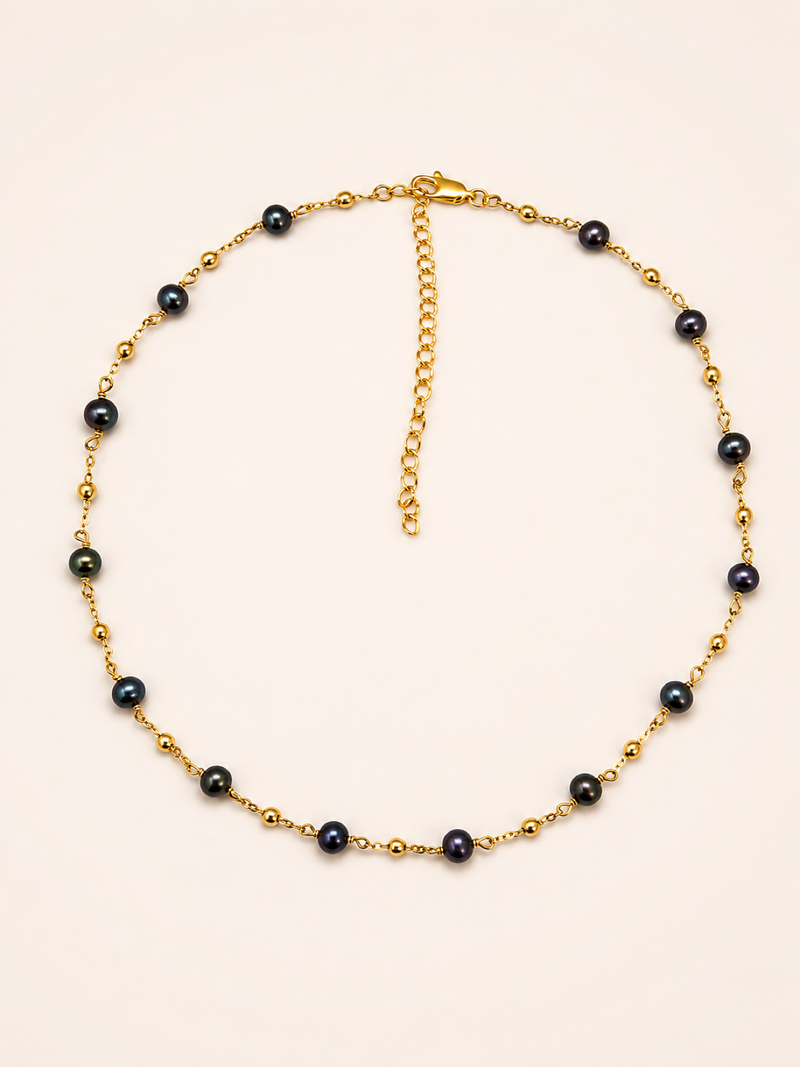 Midnight Muse Tin Cup Pearl Necklace — studio hero [uniform-2026-09-05]